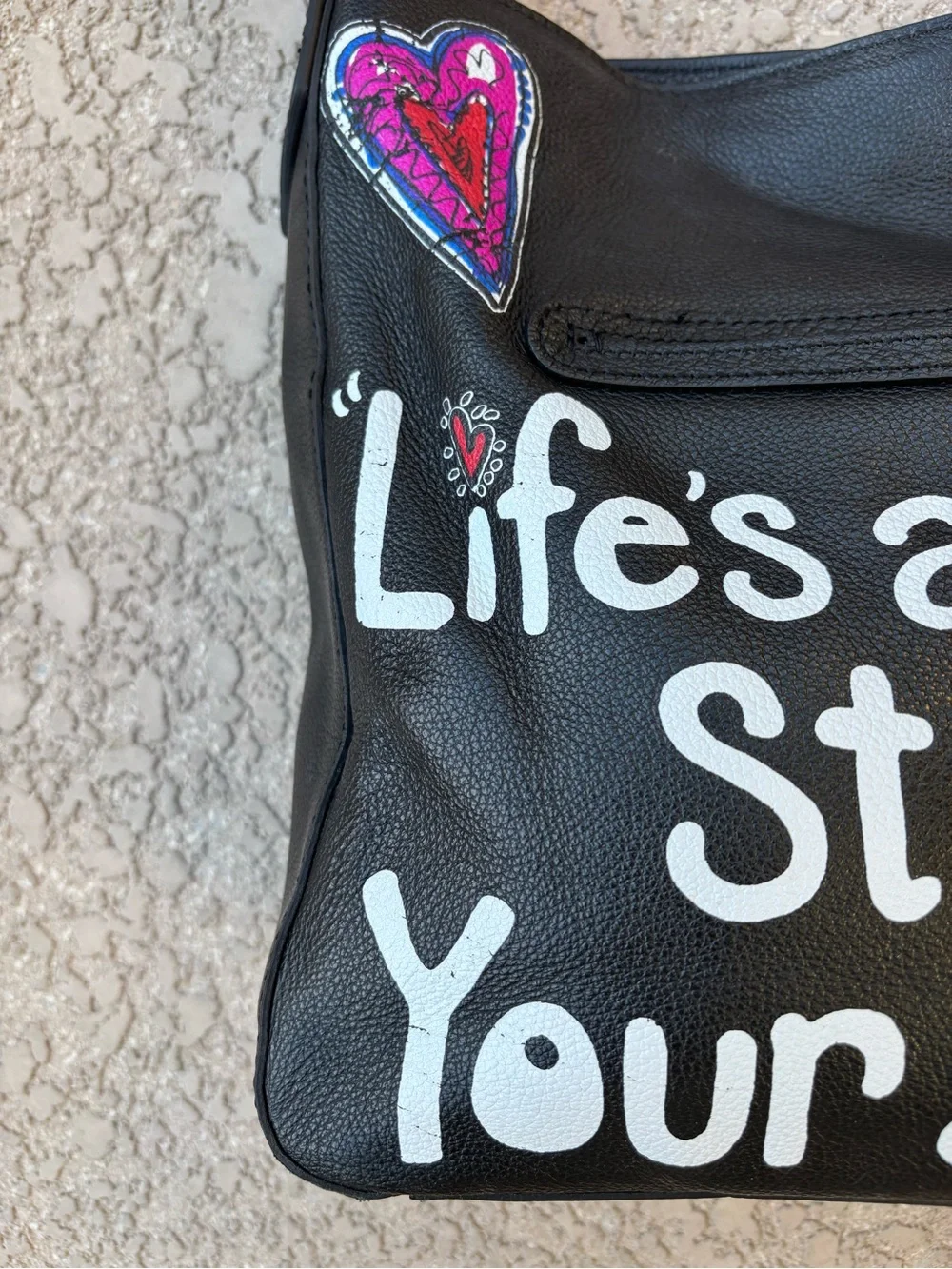 Brighton Downtown Girls Hobo Bag Tom Clancy Fashionista Leather Pop Art Rare
